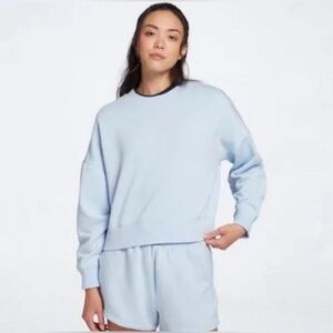 CALIA Women's Soft Scuba Crewneck Sweatshirt M